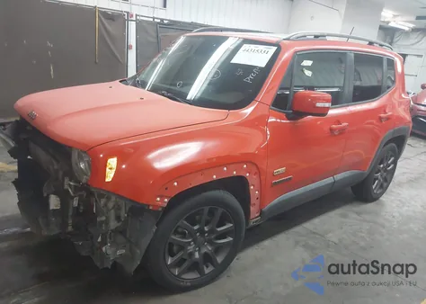 2016 Jeep Renegade 75Th Anniversary z USA, uszkodzony, nr VIN ZACCJABT6GPD95796